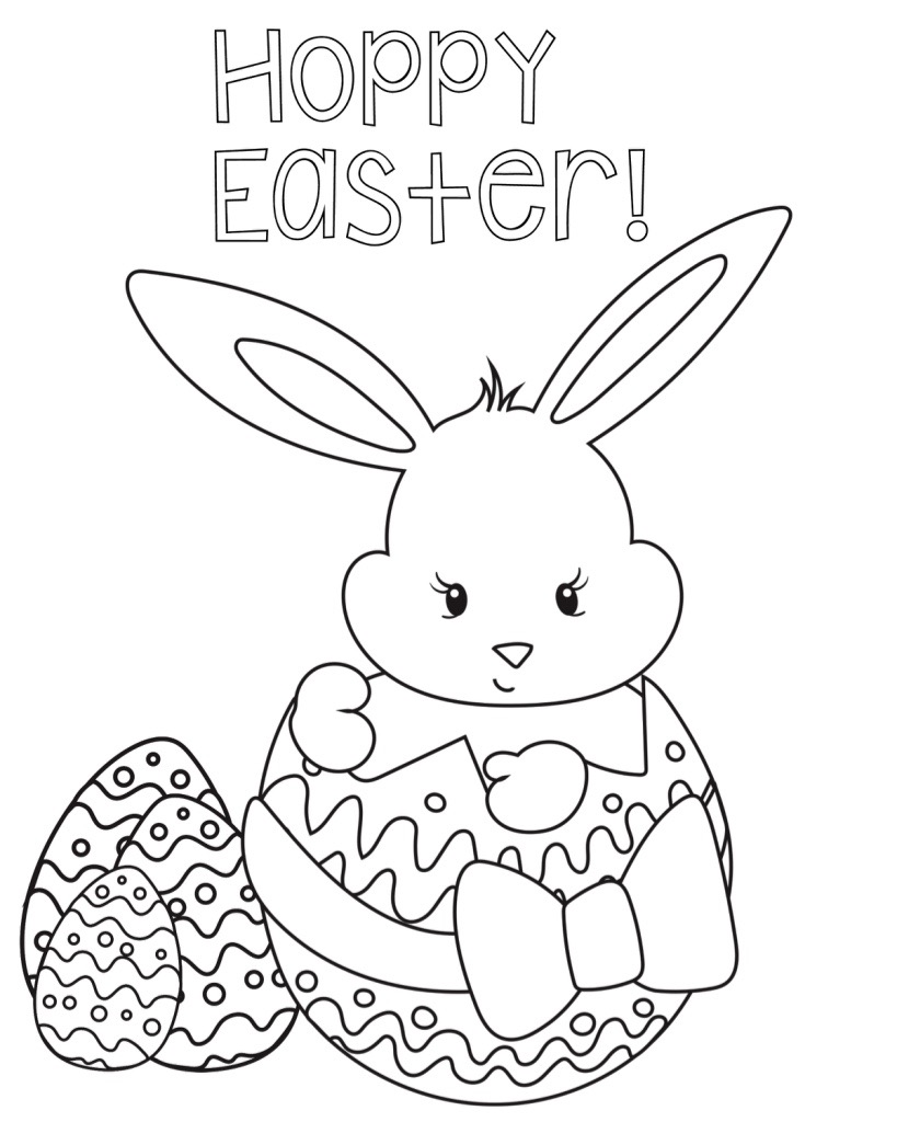 Happy Easter Coloring Pages For Kids Preschoolers Toddlers Colouring Sheets 2021