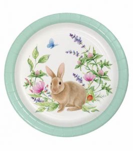 Bunny-Plates-For-Easter-Dinner