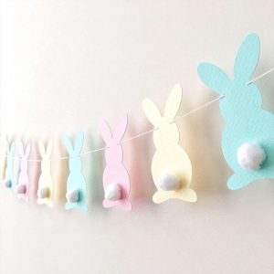 Egg & Bunny Balloons For Garland